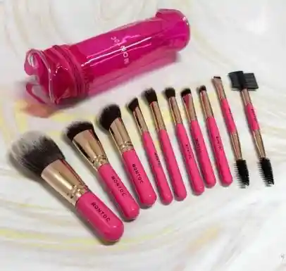Kit De Brochas Viajero Montoc Fuscia Lp665