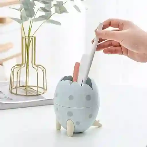 Portalápices Con Forma De Huevo De Dinosaurio