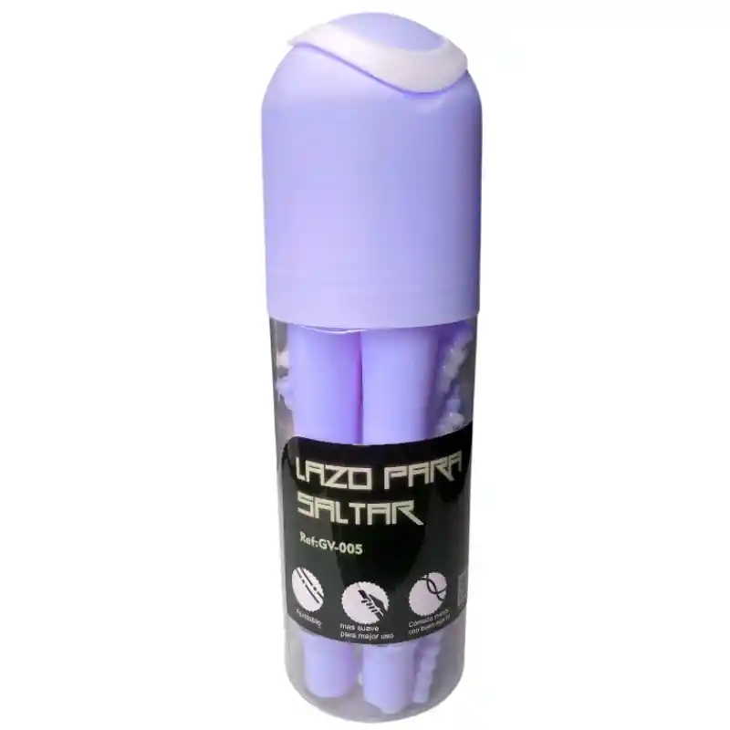 Lazo Para Salto Segmentado Fitness Gym Deportes. Color Lila