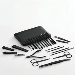 Manicure Grande Estuche De Lujo Corta Uñas Y Accesorios