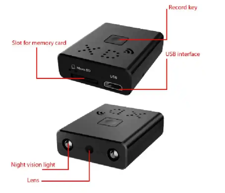 Mini Camara Ip 24 Horas App Iwf Cam Videocamara Seguridad