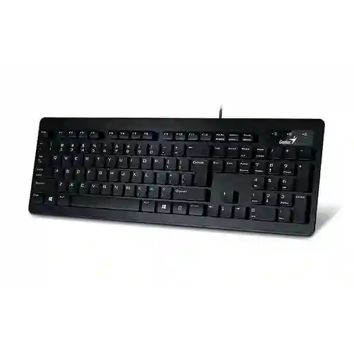 Teclado Genius Alambrico Teclas Planas Negro