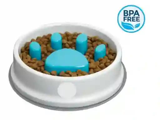 Comedero Para Mascotas Antiahogo Tazon Huella