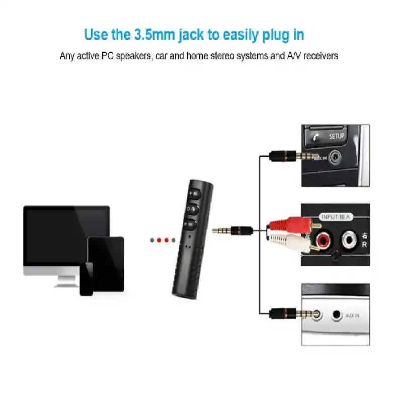 Receptor De Audio Bluetooth 4.1 De 0.138 Manos Libres