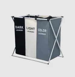 Cesta De Almacenamiento Con Triple Division Plegable