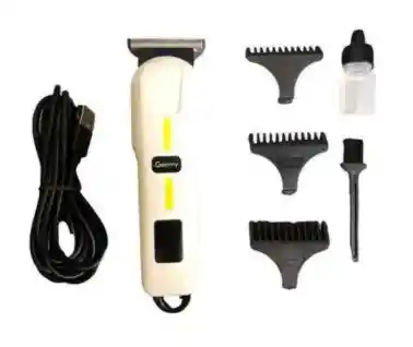 Maquina Cortadora De Pelo Patillera Barbera Geemy Gm-6661 5v