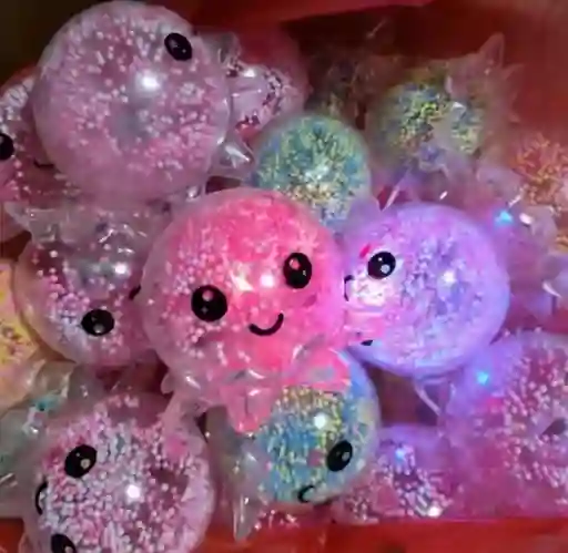 Squishy Pulpito Relleno Con Pelotitas
