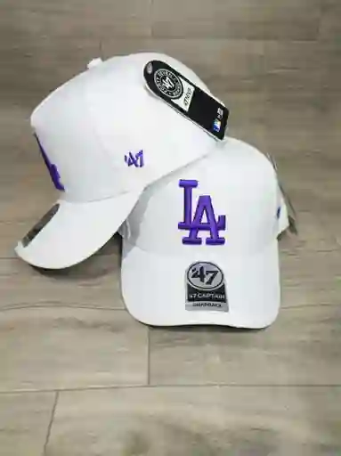Gorra 1.1 L.a. Blanca/morada