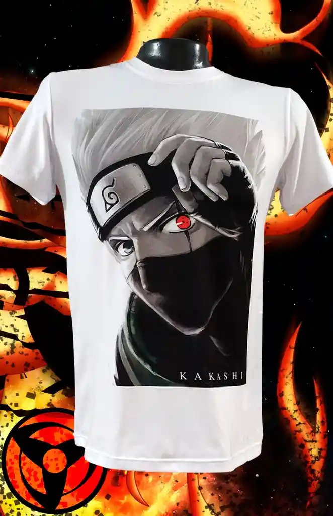 Camiseta Kakashi Blanca Talla Xl