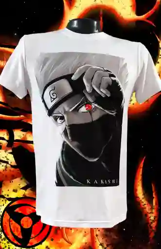 Camiseta Kakashi Blanca Talla S