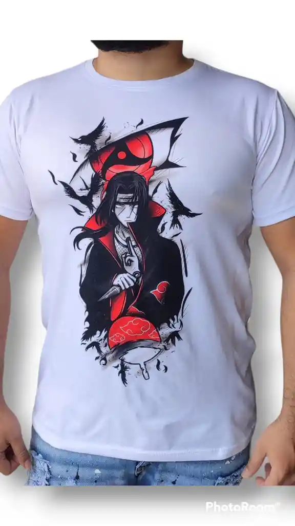 Camiseta Itachi Blanca Talla S