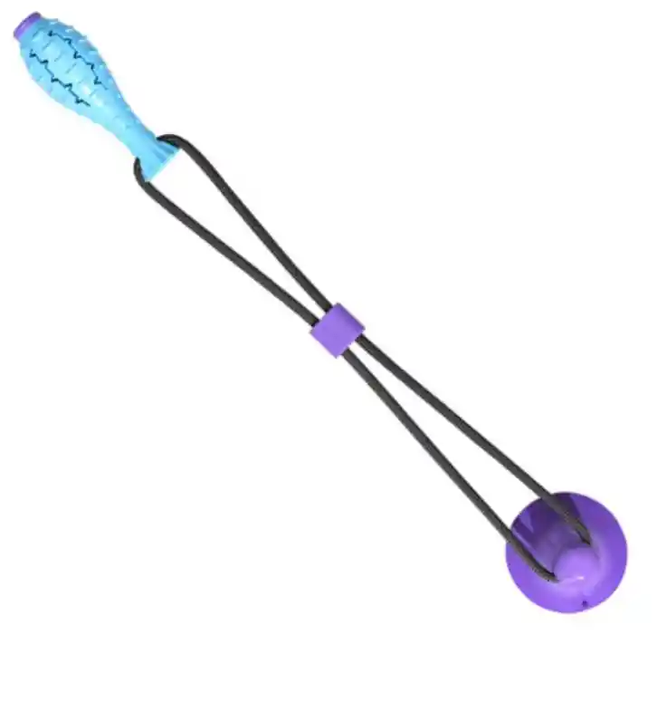 Pelota Antiestres Snacks Ovalado Azul Con Morado