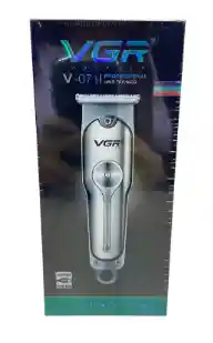 Maquina Patillera Recargable Tipo Vgr V-071 Inalámbrica Profesion Color Plateado 5v