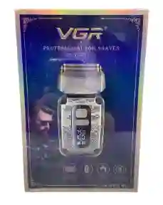 Afeitadora Eléctrica Trimmer Vgr V-337 Metal 7500 Rpm Ipx6 Color Dorado