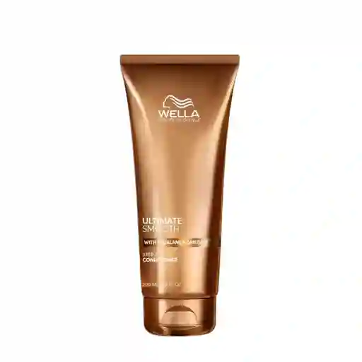 Acondicionador Nutritivo Y Suavizante Para Cabello Seco, Indisciplinado Y Sin Brillo Wella Ultimate Smooth 200ml (paso 2)