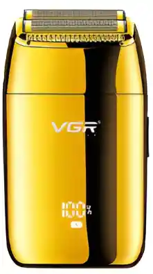 Afeitadora Shaver Vgr 399 Recargable Color Dorado Oscuro 110v