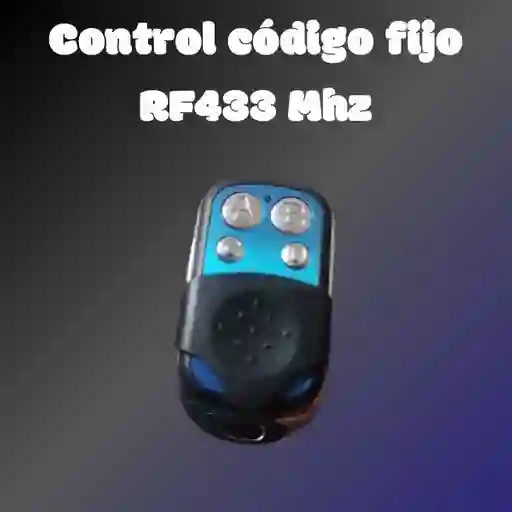 Control Transmisor Fijo Rf 433 Mhz
