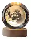 Lámpara Esfera De Cristal Luna