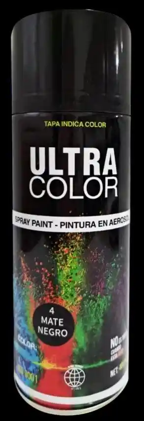 Aerosol Negro Mate