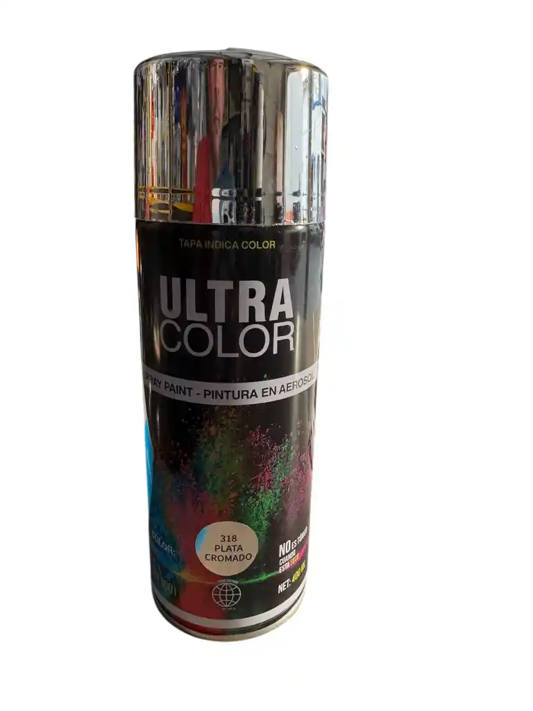 Pintura Aerosol Plata Cromado