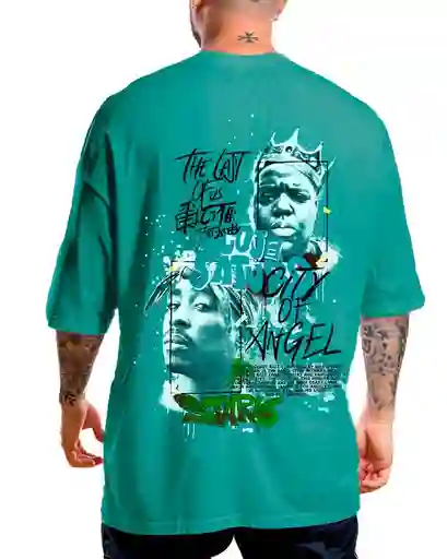 Oversize City Of Angel Verde Jade Talla M