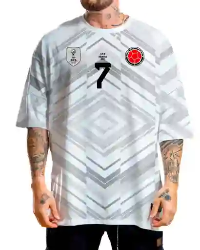 Oversize Luis Diaz Blanca (alto Gramaje) Talla M
