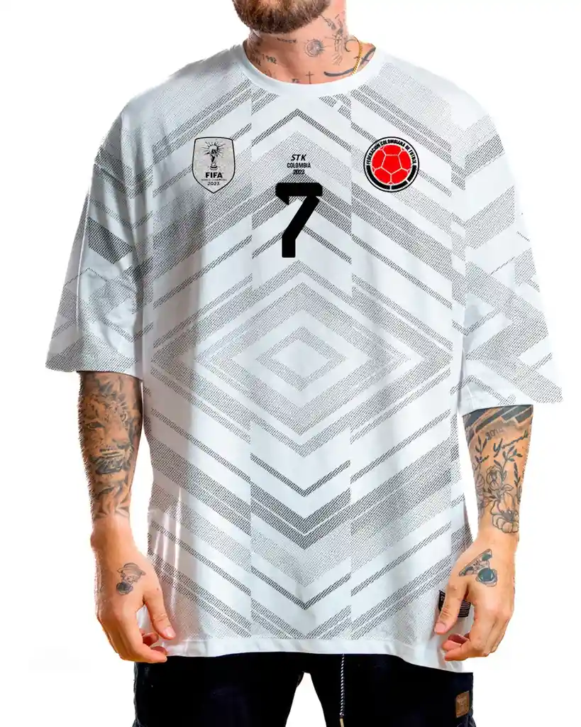 Oversize Luis Diaz Blanca (alto Gramaje) Talla M