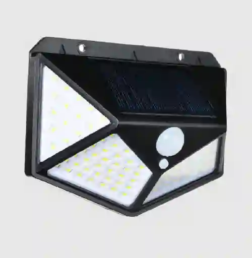 Lámpara Solar 100 Luces Led Exteriores Con Sensor Movimiento