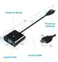 Adaptador Convertidor Cable Hdmi A Vga 1080p