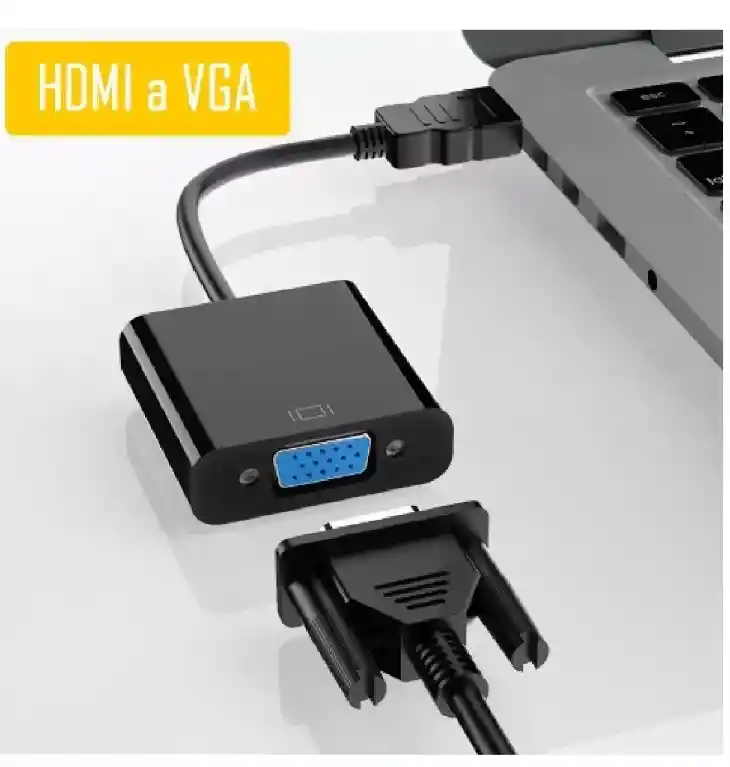 Adaptador Convertidor Cable Hdmi A Vga 1080p
