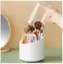 Organizador De Maquillaje Giratorio Multifuncional Con Tapa