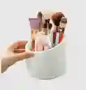Organizador De Maquillaje Giratorio Multifuncional Con Tapa