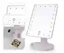 Espejo Maquillaje Luz Led Touch