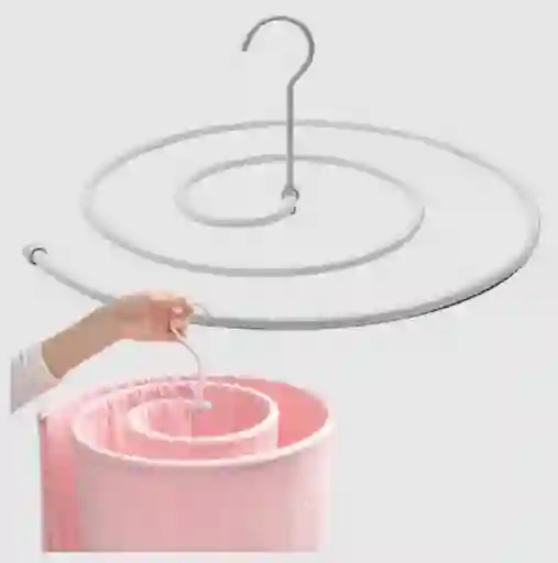 Gancho Espiral Para Sabanas Y Cobijas De Hierro Secado