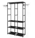 Closet Organizador 2 Espacios Zapatero Perchero Multifuncion