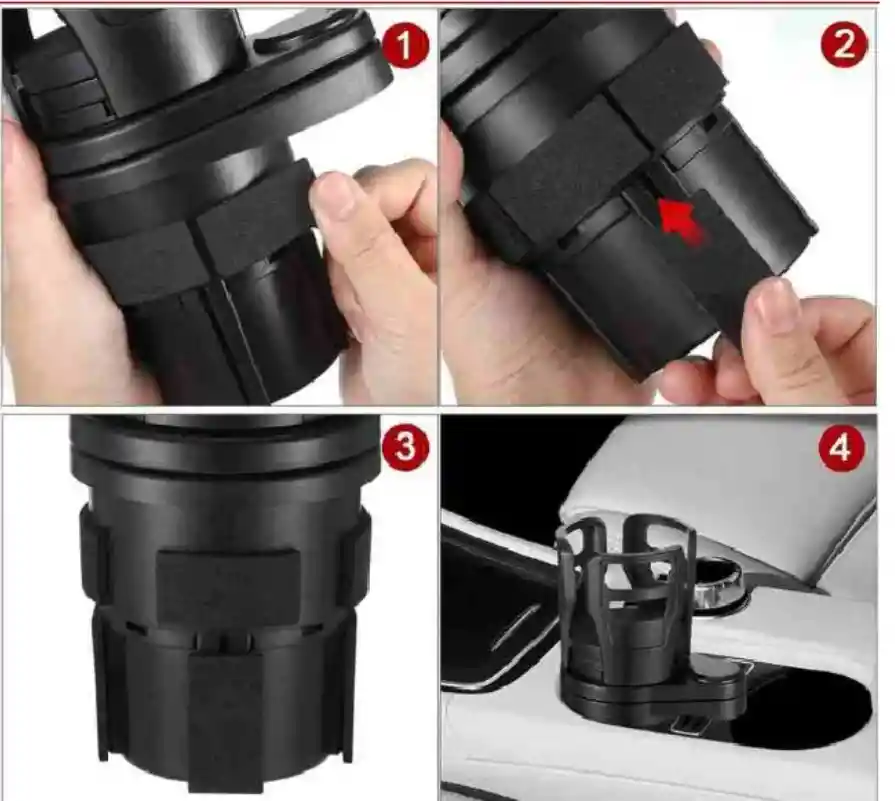 Portavasos Ajustable Universal Antideslizante