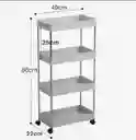 Organizador Carrito Multiusos 4 Niveles