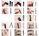 Kit Manicure Grande Estuche De Lujo Corta Uñas Y Accesorios