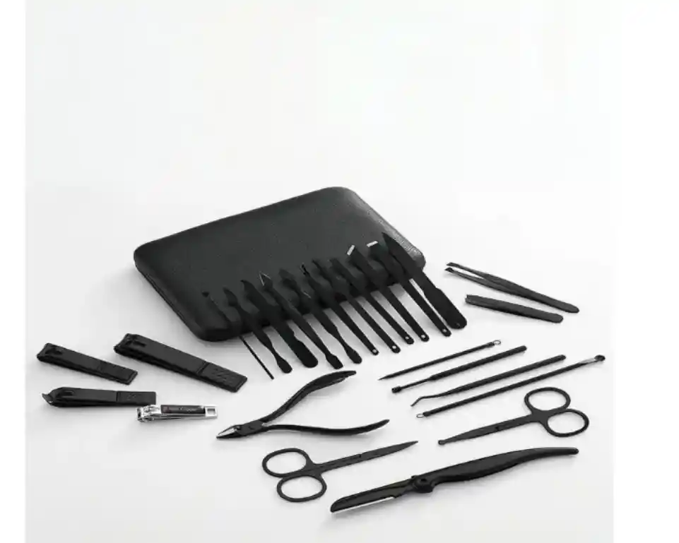 Kit Manicure Grande Estuche De Lujo Corta Uñas Y Accesorios