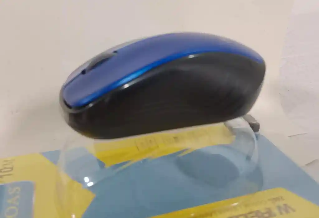 Mouse Inalámbrico Azul 2.4ghz – Alta Precisión, 1600 Dpi, Conexión Receptor Usb Plug Play- Android Windows Smartv
