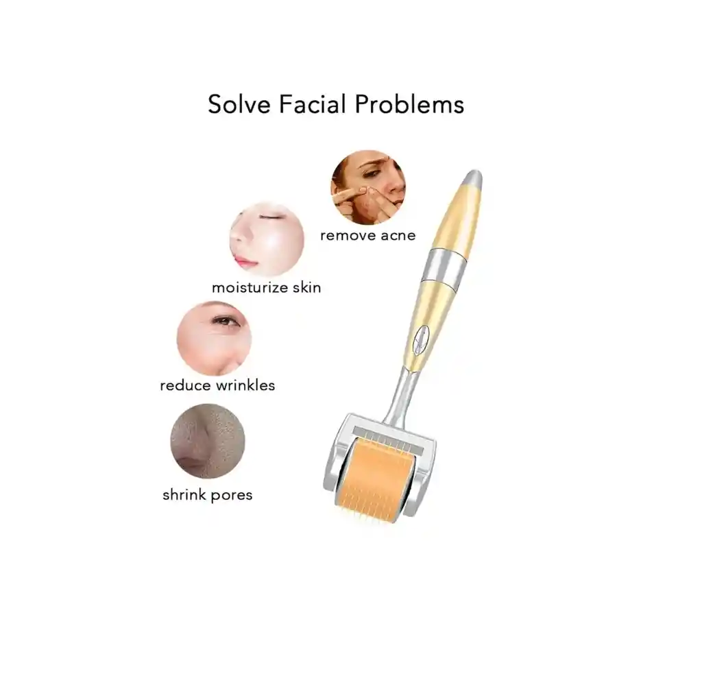 Dermarroller Agujas Titanio Derma Roller 0.50mm Rodillo