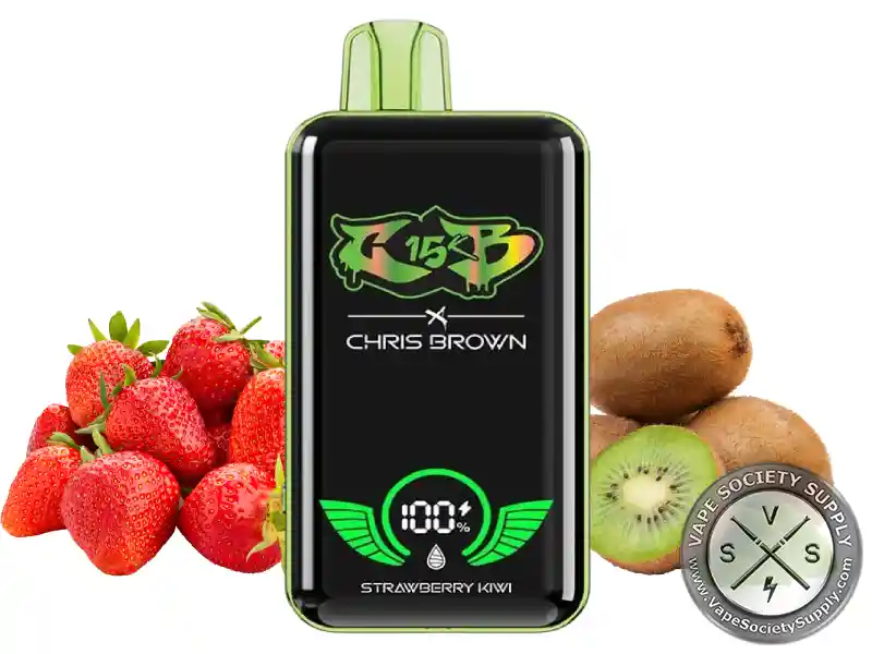 Chris Brown Vape 15k - Strawberry Kiwi