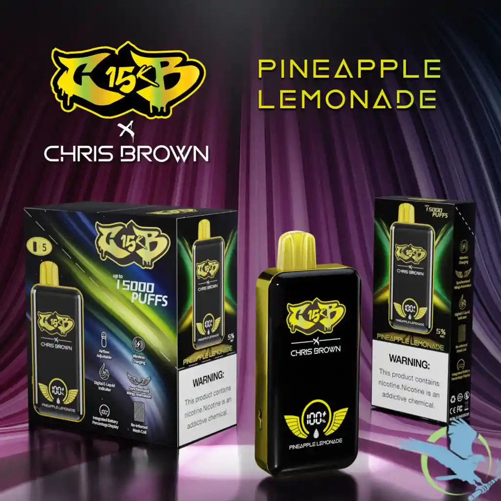 Chris Brown Vape 15k - Pineapple Lemonade