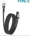 Cable 3 Metros Carga Rápida (2.1 Mah) Trenzado Fino Calidad Usb Tipo C A Usb Tipo A