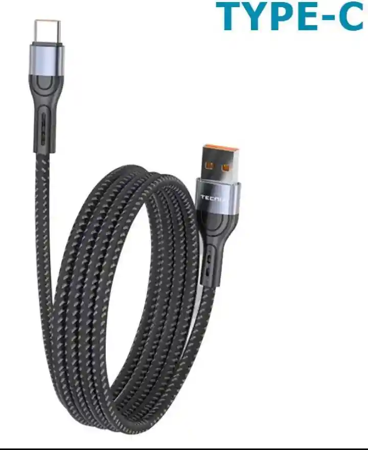 Cable 3 Metros Carga Rápida (2.1 Mah) Trenzado Fino Calidad Usb Tipo C A Usb Tipo A