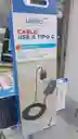 Cable 3 Metros Carga Rápida (2.1 Mah) Trenzado Fino Calidad Usb Tipo C A Usb Tipo A