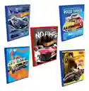 Cuaderno De 100 Hojas Primavera Hot Wheels X1unidad Cuadriculado