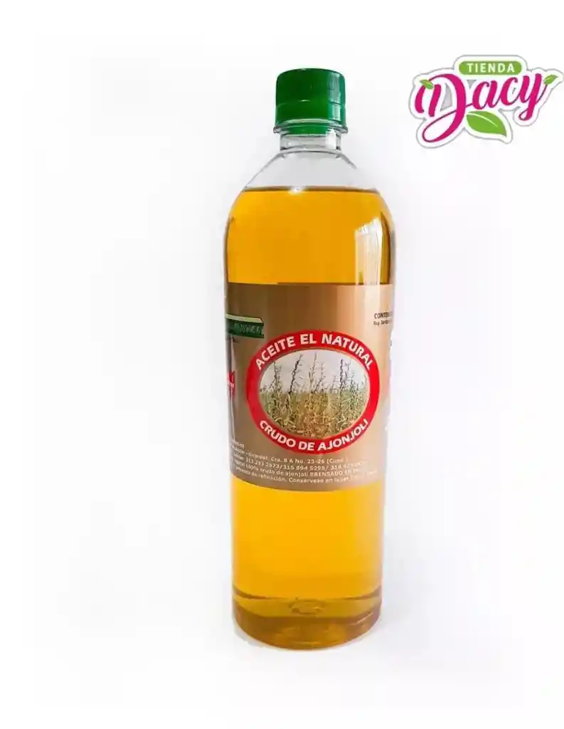 Aceite De Ajonjoli Litro