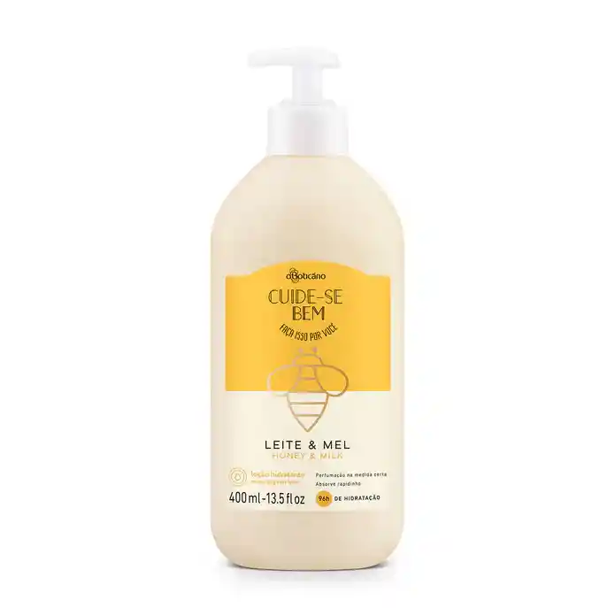 Loción Hidratante Corporal Leche Y Miel 400ml Cbem