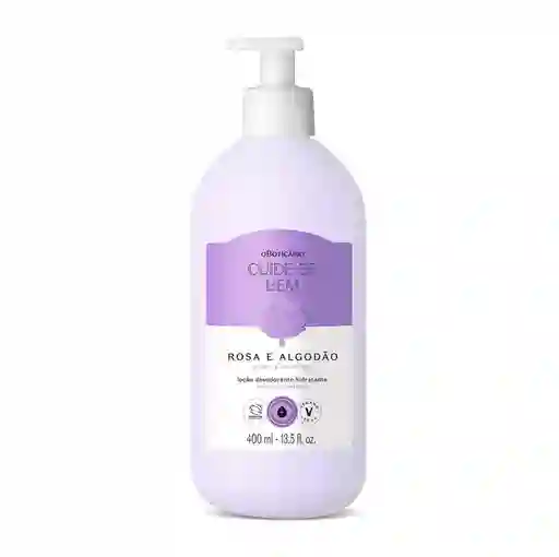 Loción Hidratante Corporal Rosa Y Algodón 400 Ml Cbem
